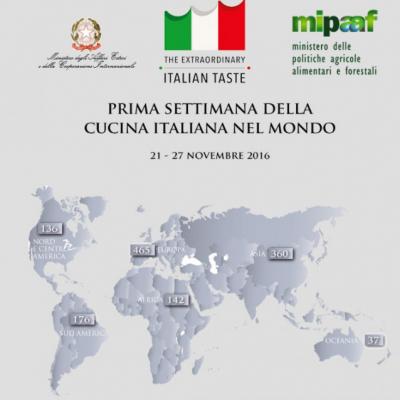 SETTIMANA DELLA CUCINA ITALIANA NEL MONDO 2018